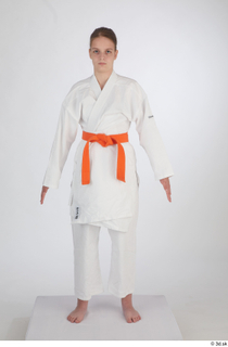 Selin dressed jiu-jitsu kimono sports standing whole body 0001.jpg